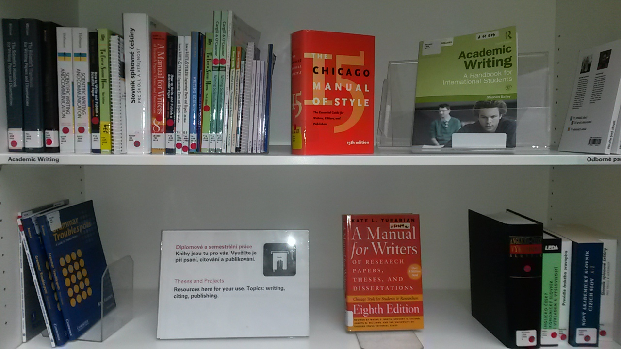 Reference books in the Knowledge Navigation Corner at NTK