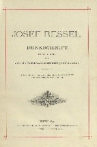 Ob&aacute;lka knihy Josef Ressel: Denkschrift