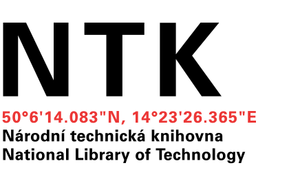 Logo NTK se souřadnicemi